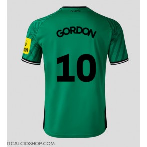 Newcastle United Anthony Gordon #10 Seconda Maglia 2023-24 Manica Corta